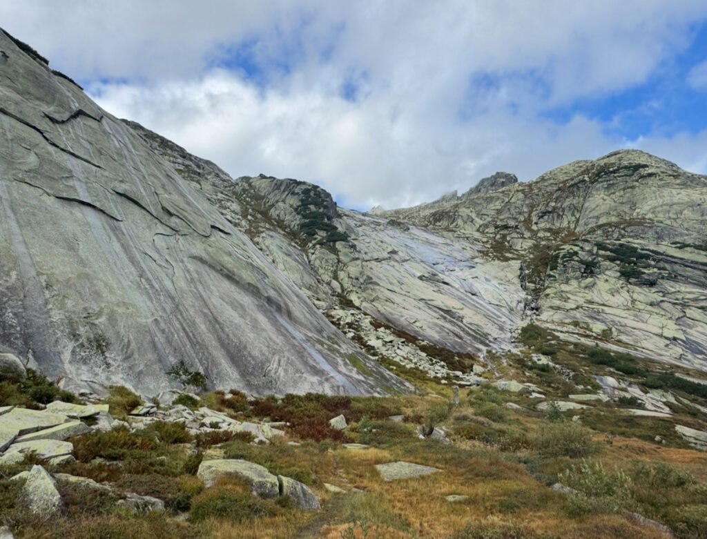 A view of mountains.